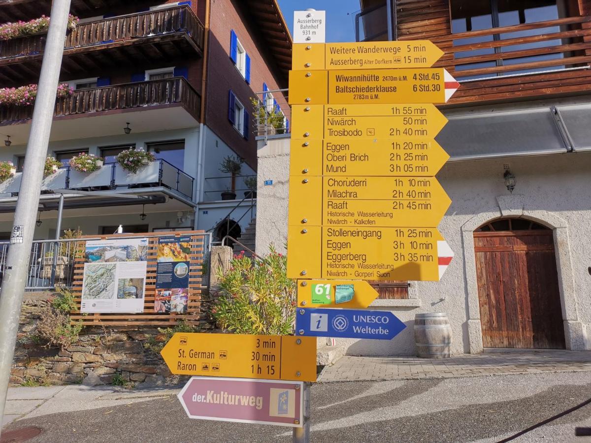 Check-In 24-7 Ohne Fruehstueck Gratis Parkplatz Hotel Ausserberg Exterior photo